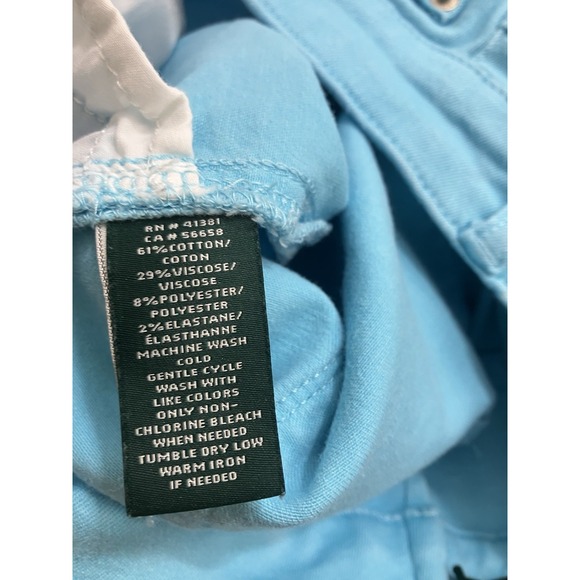 Lauren Ralph Lauren Modern Skinny Jeans Teal Size‎ 8 - Picture 8 of 9